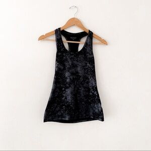 Athleta black grey tank